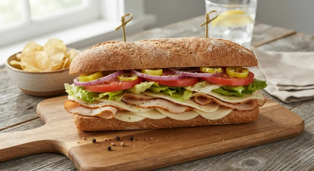 Turkey & Provolone Whole Wheat Sub